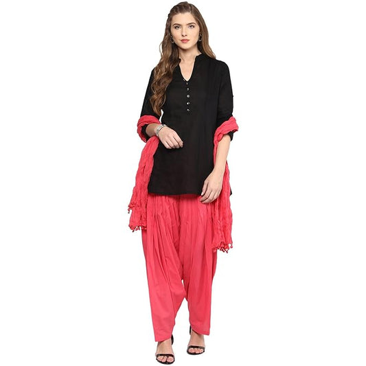 Trendy Women Short Kurta Patiala Salwar With Dupatta - warehousetech13