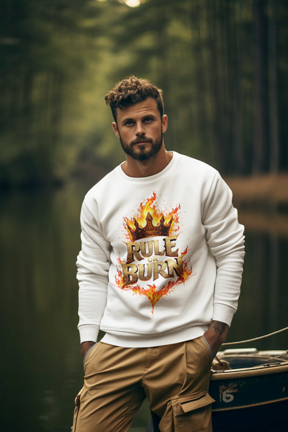 Rule or Burn Flaming Crown T‑Shirt