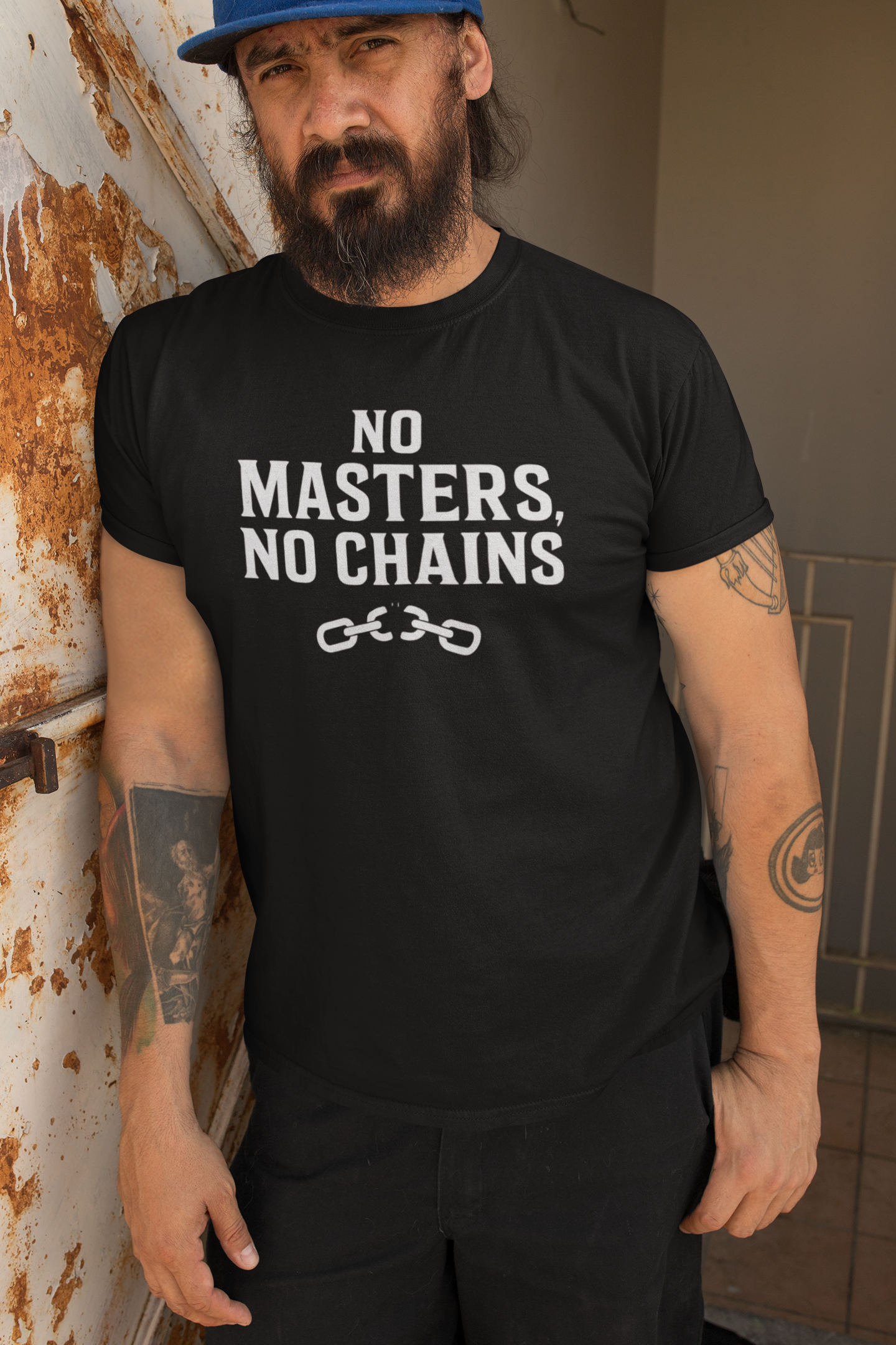 No Masters No Chains Freedom T‑Shirt
