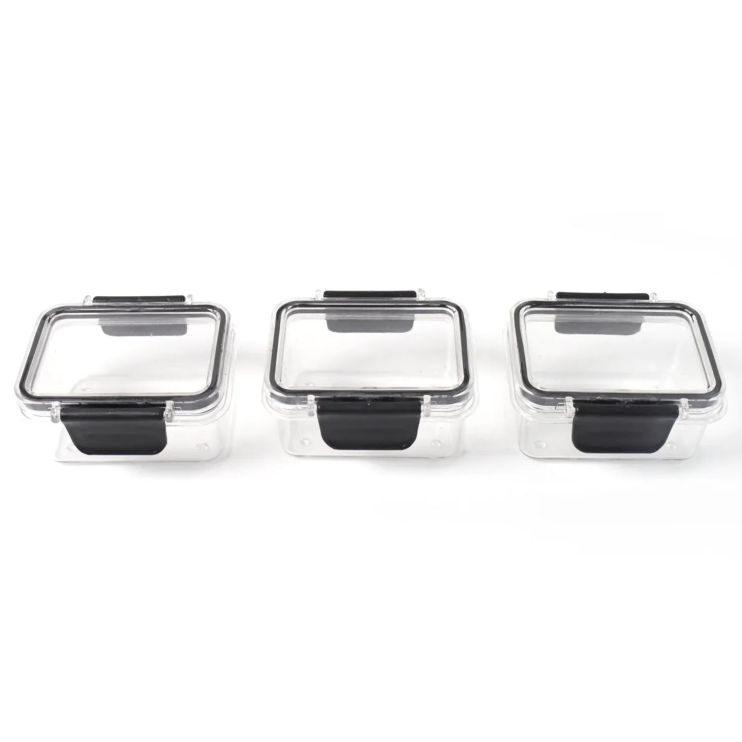 Kitchen Storage Container With Air Seal Lock Lid (3 Piece Set 250 Ml) - warehousetech13