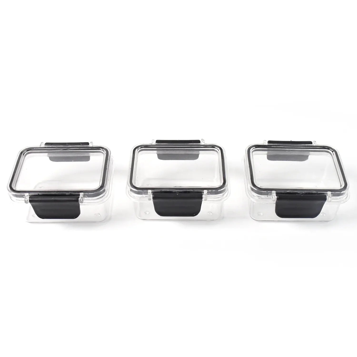 Kitchen Storage Container With Air Seal Lock Lid (3 Piece Set 250 Ml) - warehousetech13