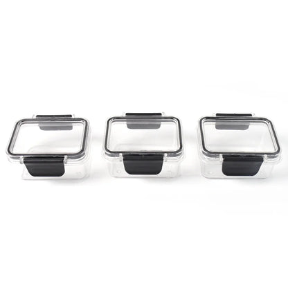 Kitchen Storage Container With Air Seal Lock Lid (3 Piece Set 250 Ml) - warehousetech13