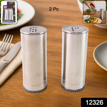 Stainless Steel Salt And Pepper Shaker Set (2 Pc) - warehousetech13