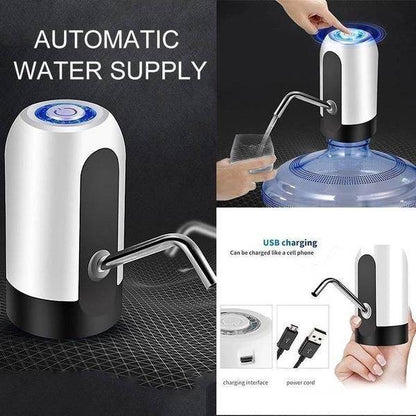 Automatic Drinking Cooler Usb Charging Portable Pump Dispenser - warehousetech13