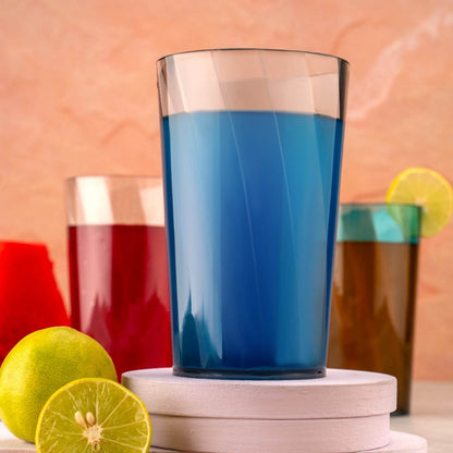 Premium Juice And Water Glasses Set Of 6 Transparent 300ml Drinking Water Glasses - warehousetech13