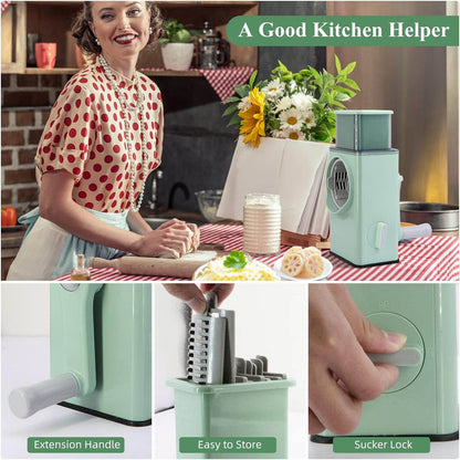 Stainless Steel Vegetable Chopper Veg Chopper And Dicer With 6 Blades - warehousetech13