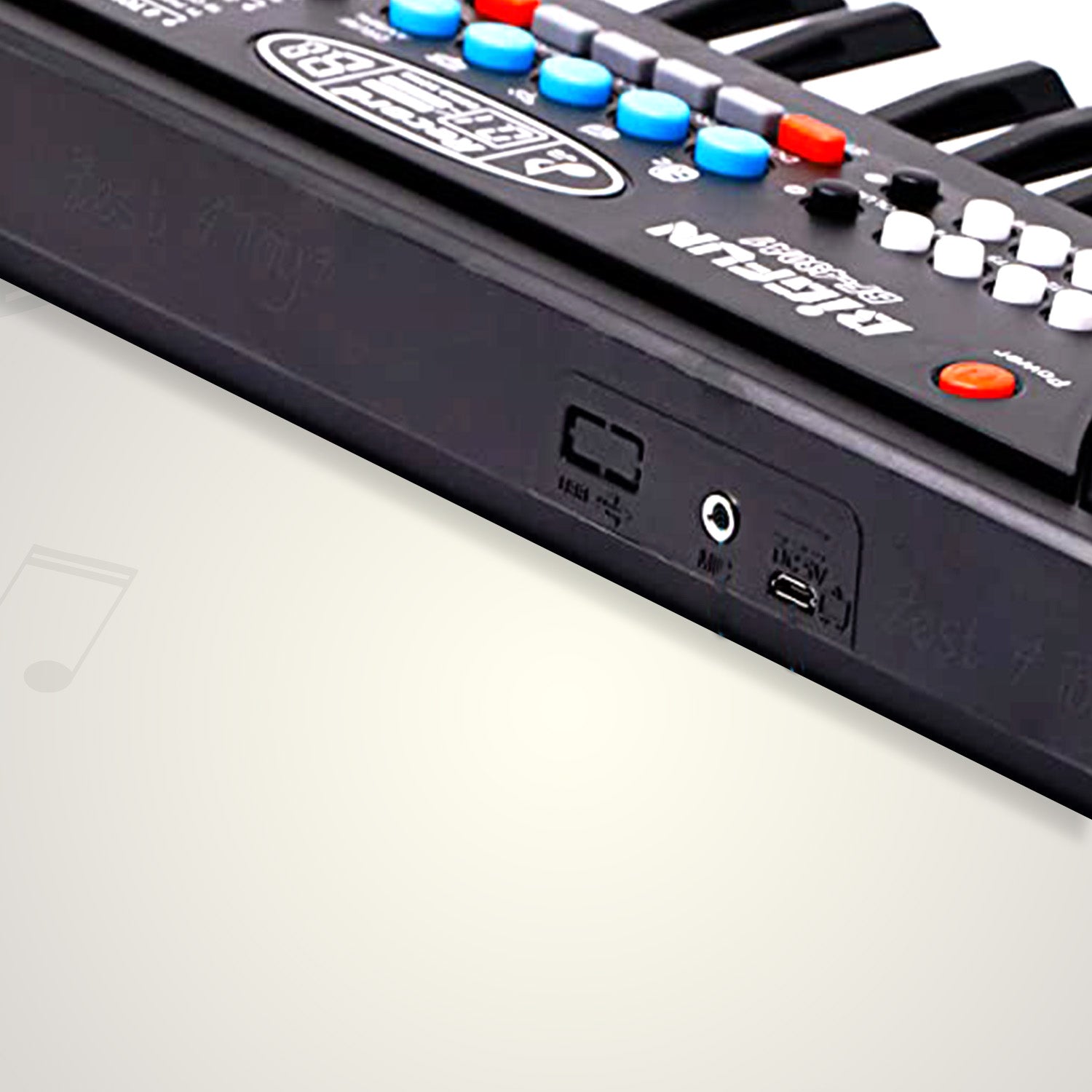 4515 Piano Musical Keyboard With Mic 37 Music Key Keyboard For Kids Toy - warehousetech13