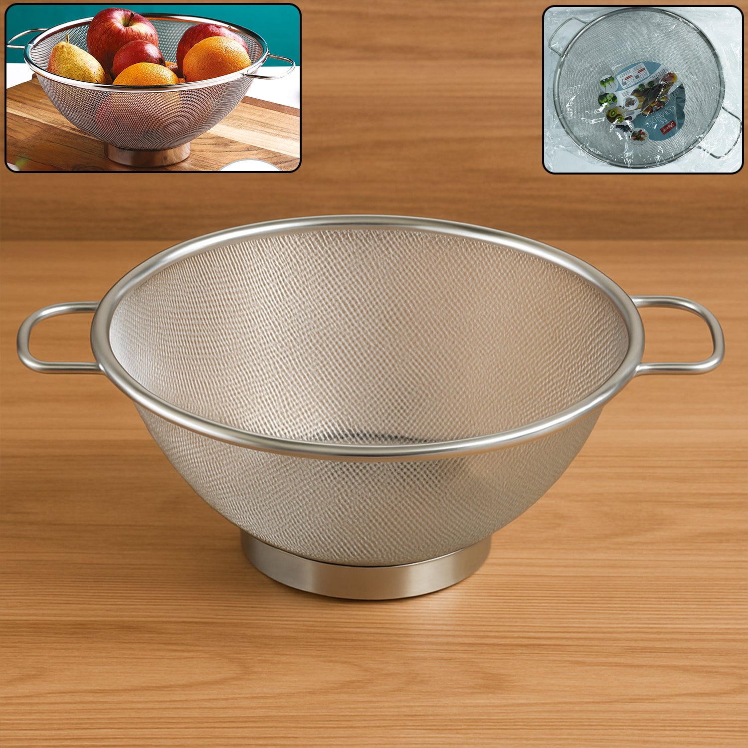 Apex Stainless Steel Mesh Colander - warehousetech13