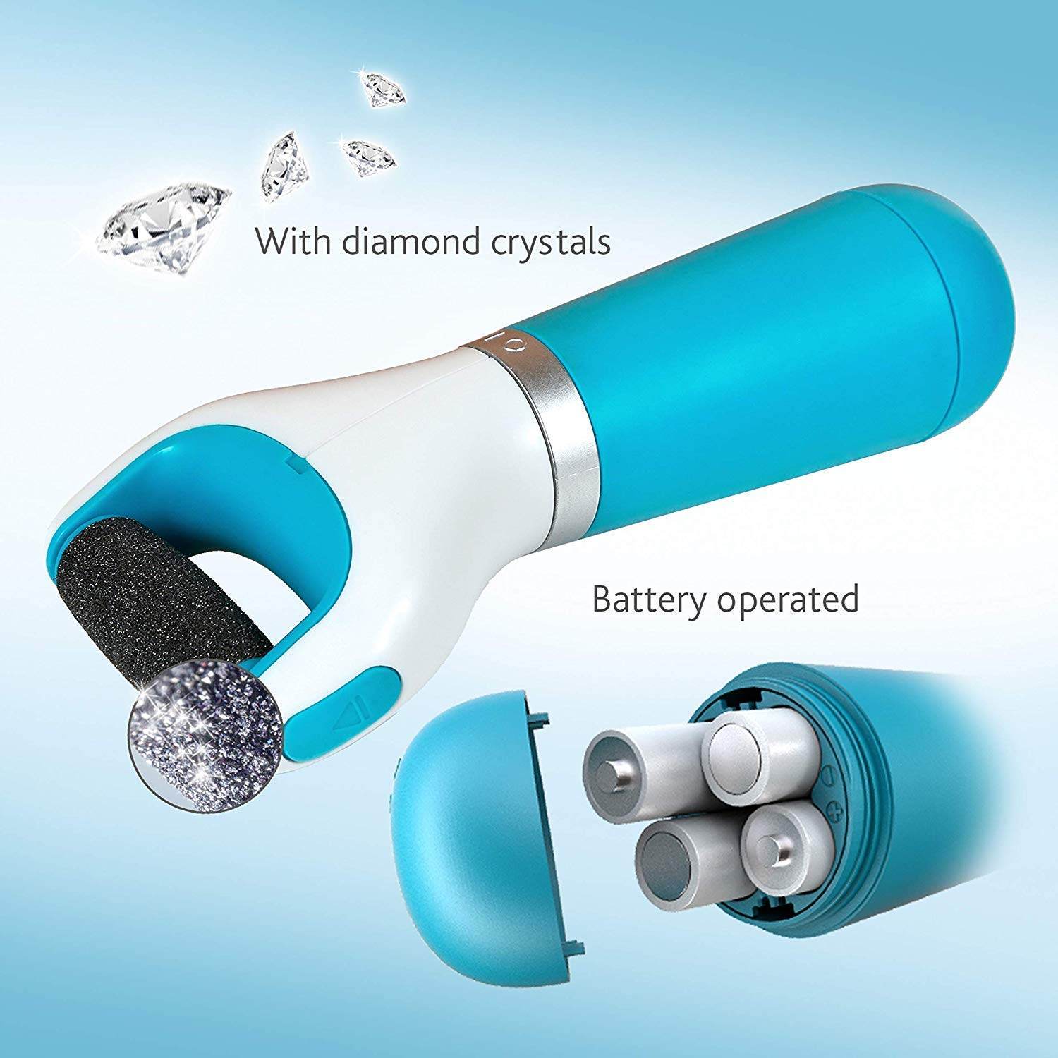 Electronic Dry Foot File Callous Remover For Feet Electric Foot With Roller Hard And Dead Skin- Regular Coarse Baby Smooth Feet In Minutes. - warehousetech13