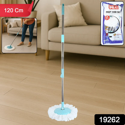 Adjustable Stainless Steel Mop Rod Set 120 Cm - warehousetech13