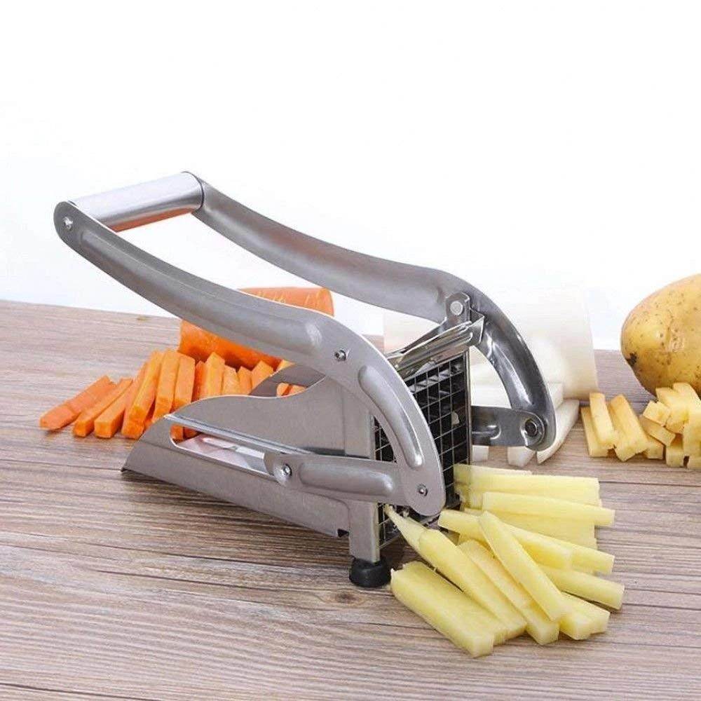 French Fries Potato Chips Strip Cutter Machine With Blade - warehousetech13