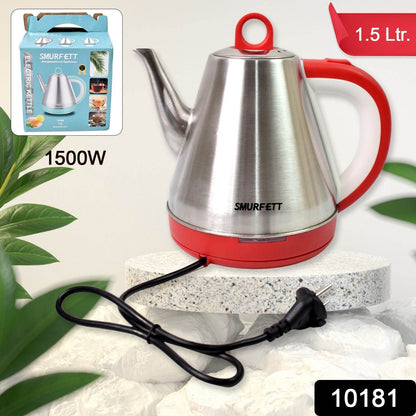Stainless Steel Large Capacity Electric Kettle (1500w 1.5 Ltr.) - warehousetech13