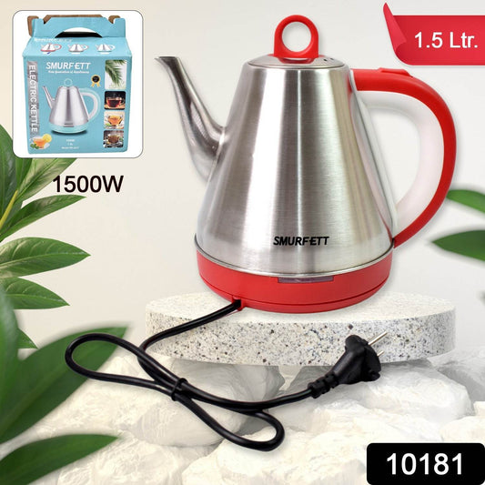 Stainless Steel Large Capacity Electric Kettle (1500w 1.5 Ltr.) - warehousetech13