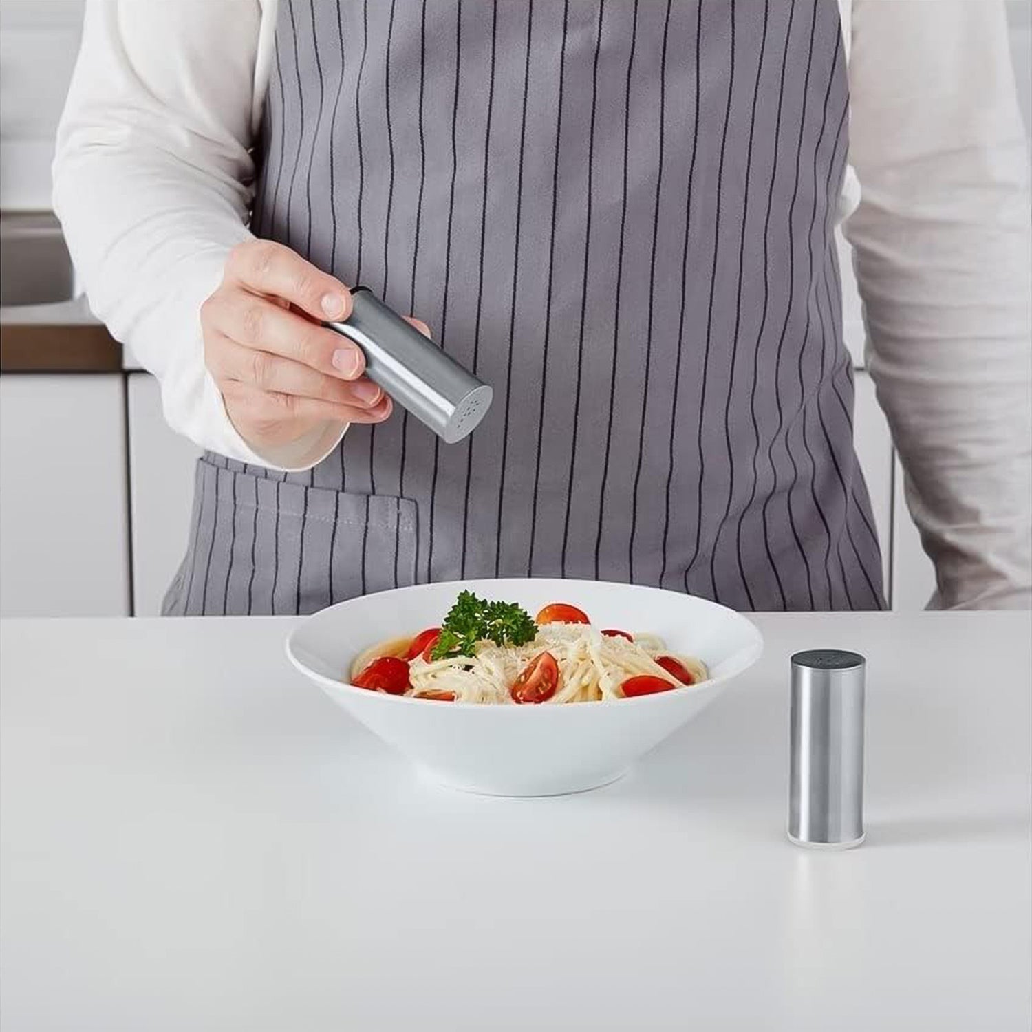 Stainless Steel Salt And Pepper Shaker Set (2 Pc) - warehousetech13