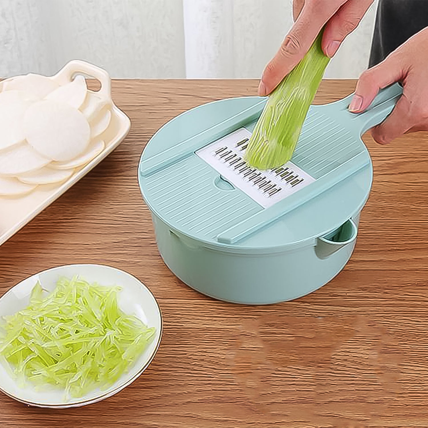 Vegetable Choppers With Drain Basket - warehousetech13