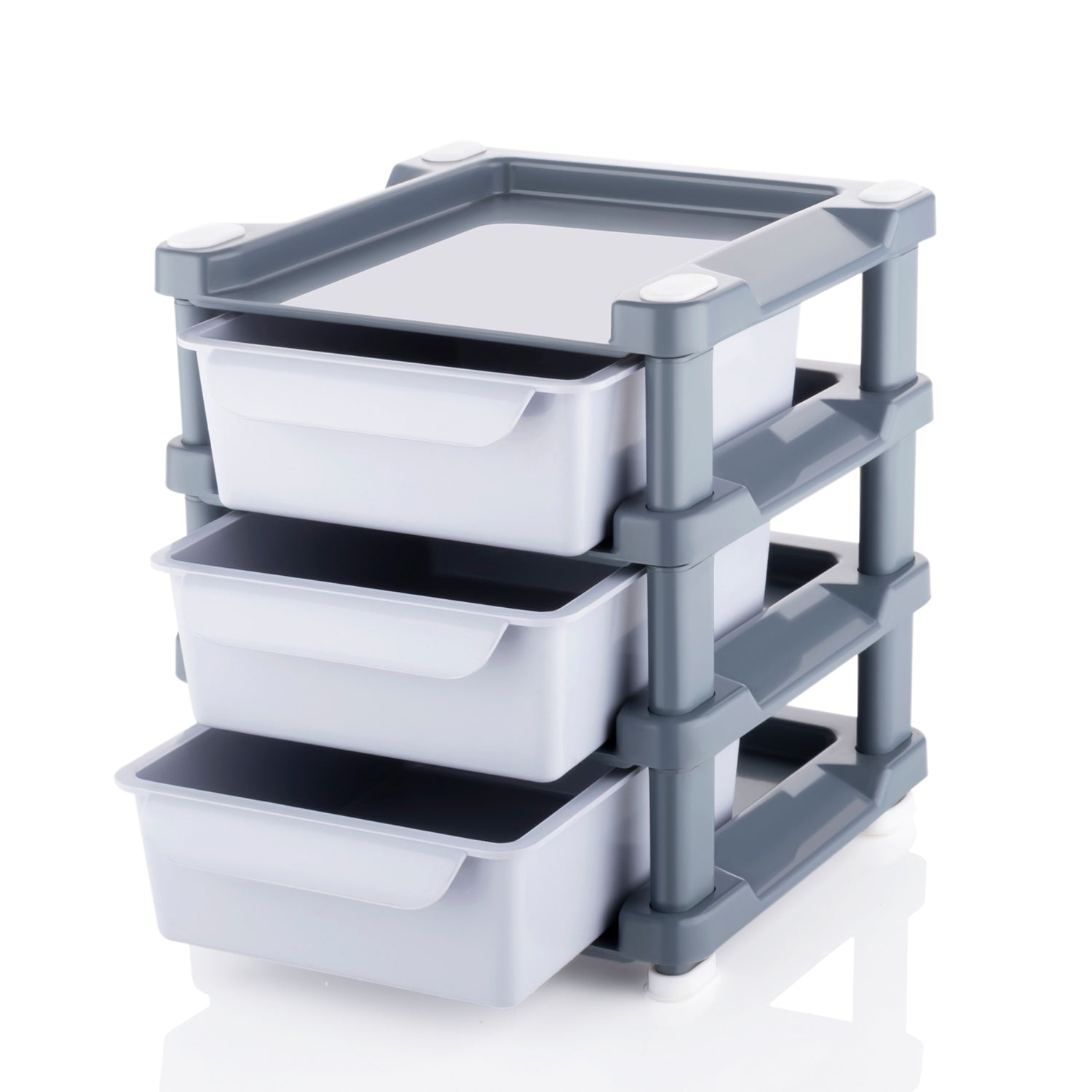 4767 Mini 3 Layer Drawer Used For Storing Makeup Equipments And Kits Used By Womens And Ladies. - warehousetech13
