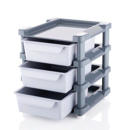 4767 Mini 3 Layer Drawer Used For Storing Makeup Equipments And Kits Used By Womens And Ladies. - warehousetech13