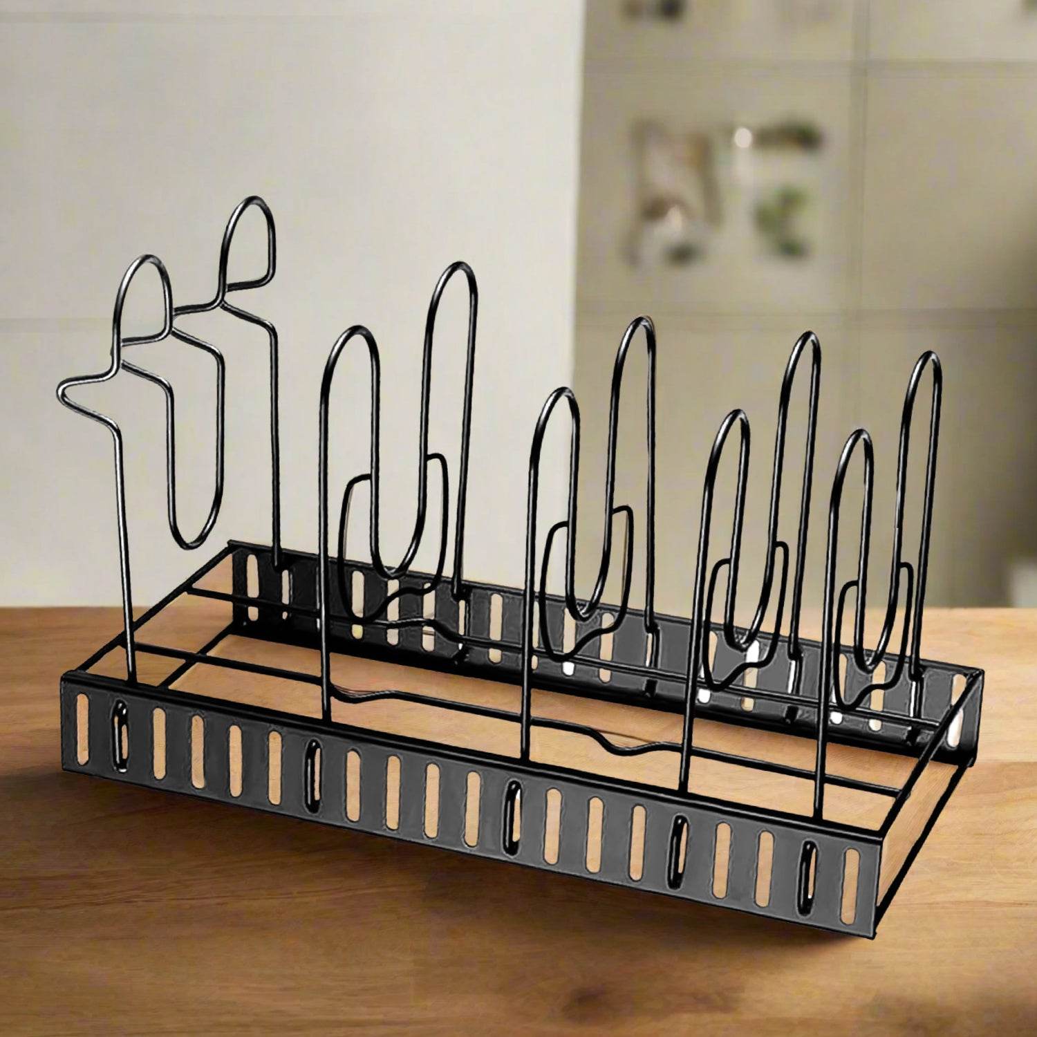 Multipurpose Pan Pot Organizer Rack (1 Pc) - warehousetech13
