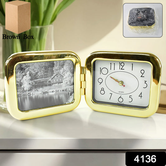 Portable Foldable Desk Clock Space-saving And Stylish (1 Pc) - warehousetech13