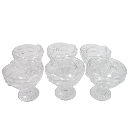 Glass Ice-cream Cup Set Home Kitchen Serving Or Dessert Cup (6 Pcs Set) - warehousetech13