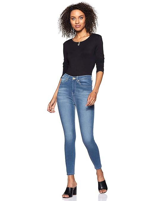 Women Ankle Length Light Blue Jeans - warehousetech13