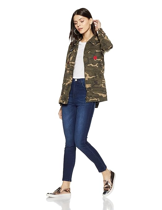 Women Stretchable Denim Dark Blue Jeans - warehousetech13
