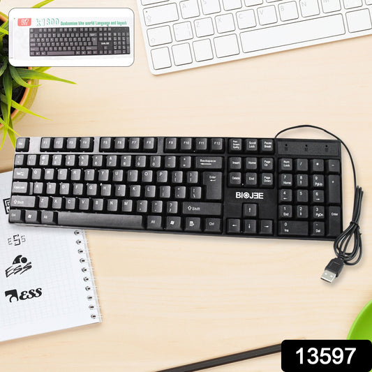 Wired Usb Keyboard 104 Keys (1 Pc) - warehousetech13