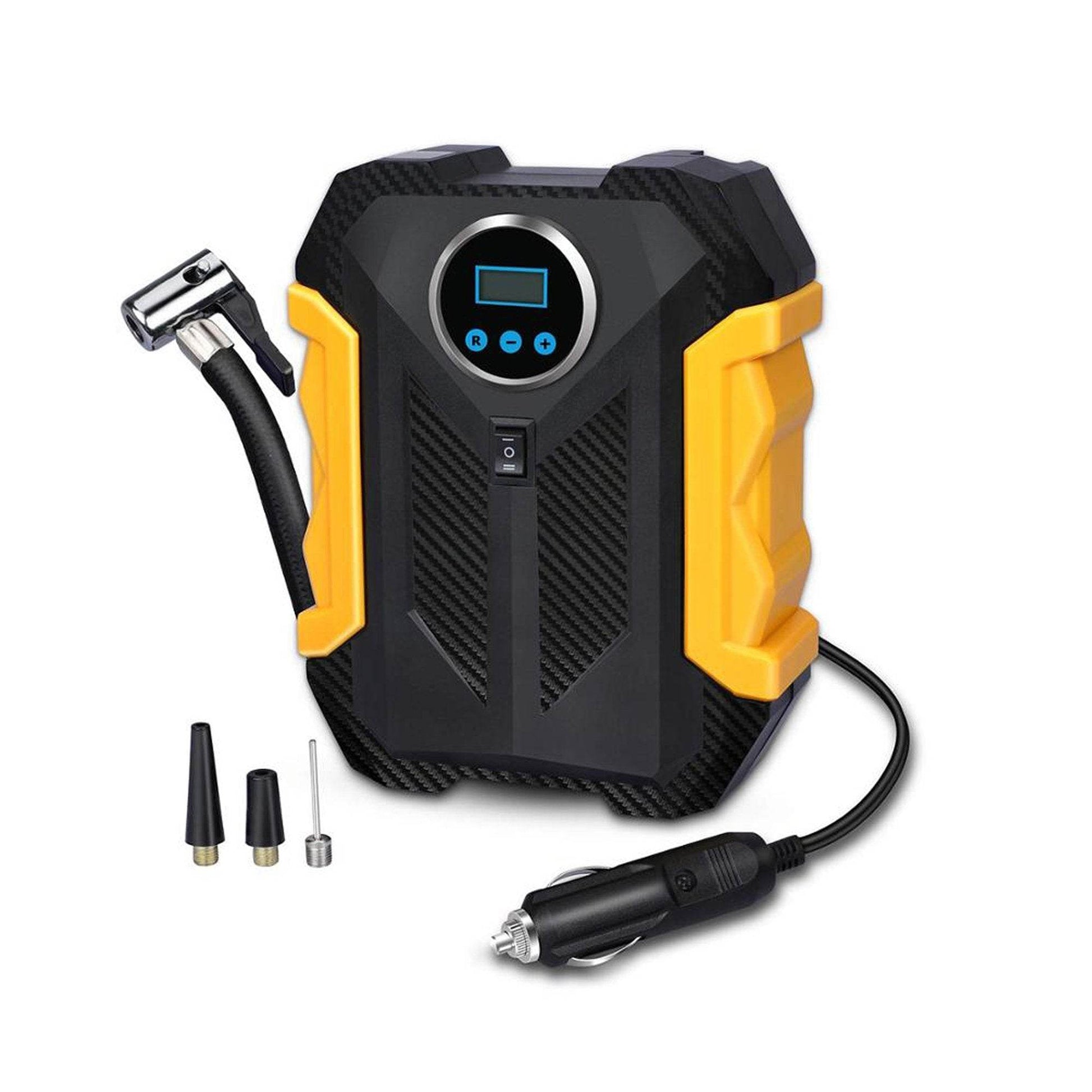 Portable Electric Car Air Compressor Pump For Car And Bike Tyre - warehousetech13