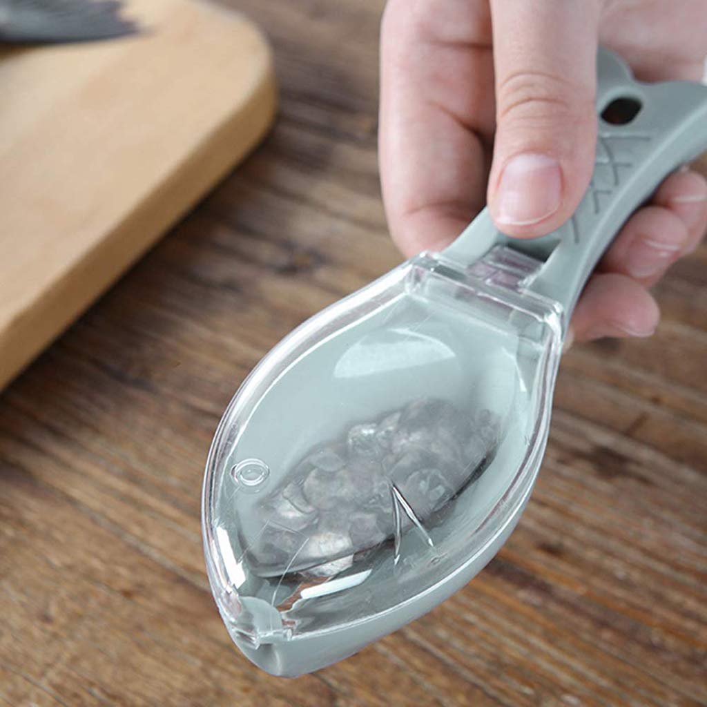 2195 Fish Scale Scraper Skin Peeler Fish Tools Kitchen Gadget - warehousetech13