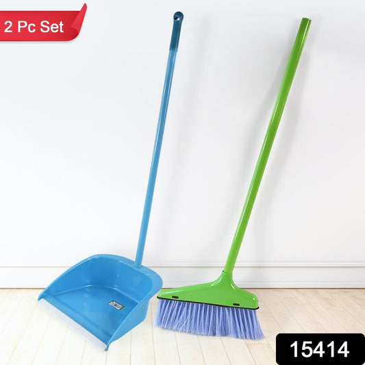 Handle Dustpan And Brush For Sweeping Cleaning Dust - warehousetech13