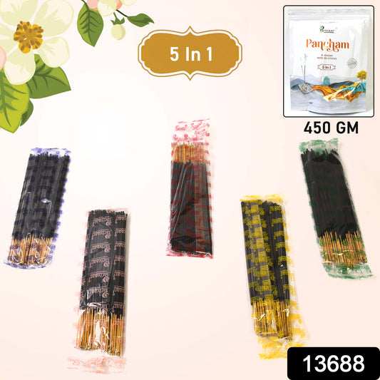 5in1 Pancham Premium Agarbatti Incense Sticks (450 Gm) - warehousetech13