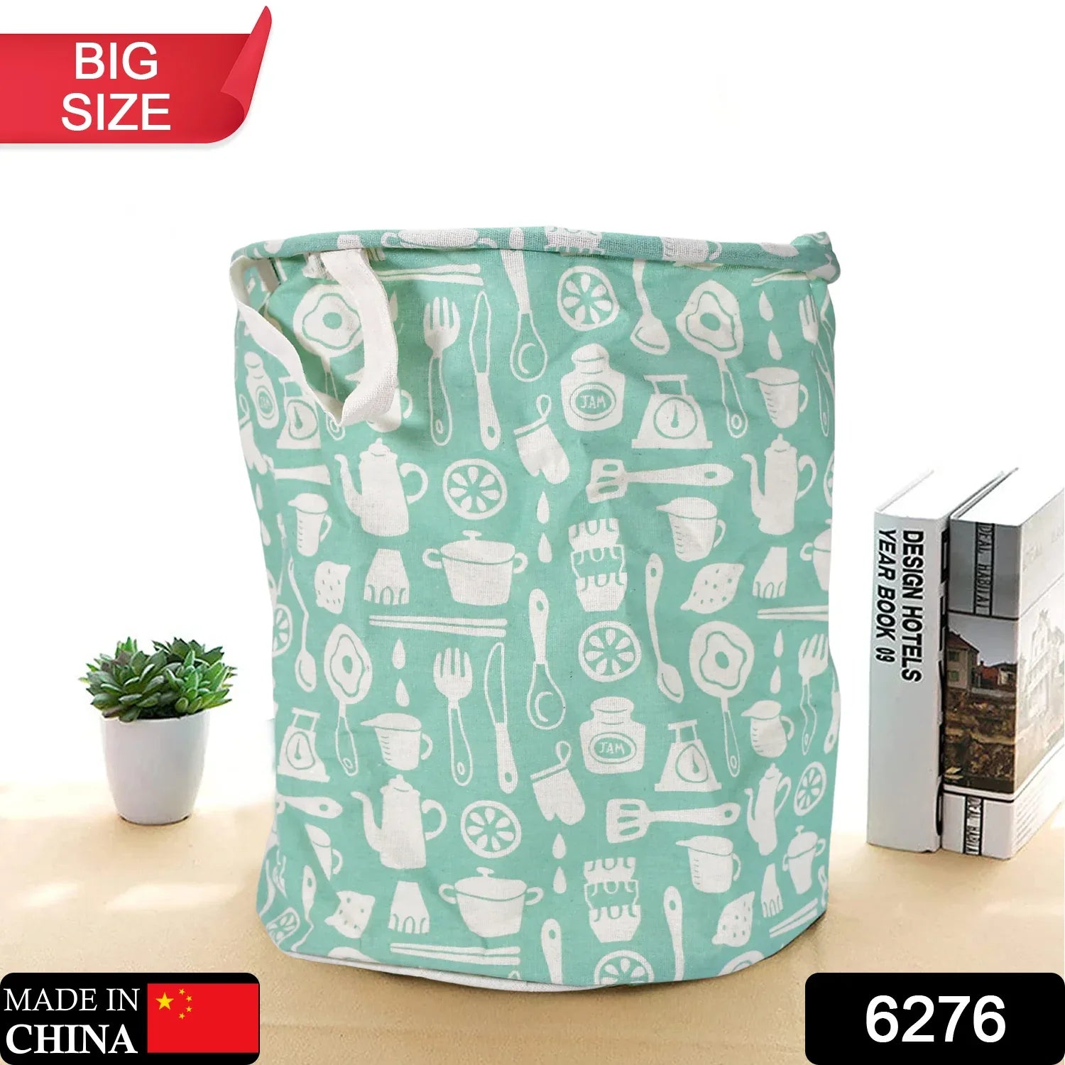6276 Durable And Collapsible Laundry Storage Bag With Handles Clothes Toys Storage Foldable Laundry Bag For Dirty Clothes. - warehousetech13