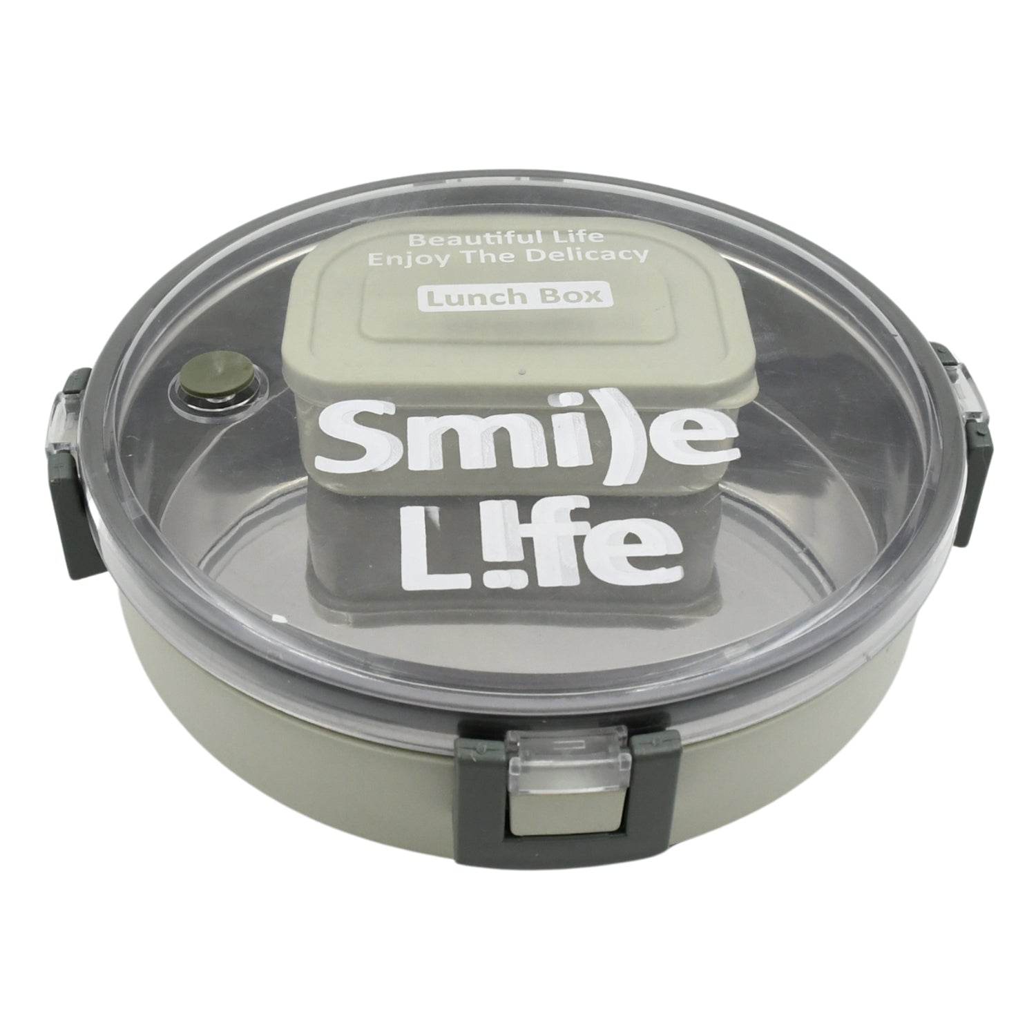 Miracle Stainless Steel Round Lunch Box - warehousetech13