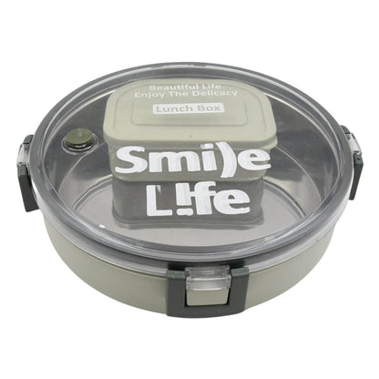 Miracle Stainless Steel Round Lunch Box - warehousetech13