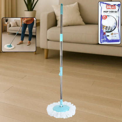 Adjustable Stainless Steel Mop Rod Set 120 Cm - warehousetech13