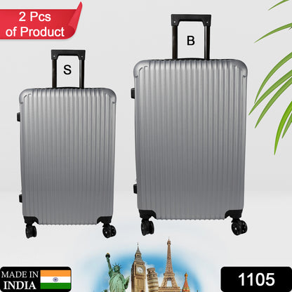 Trolley Bag Big And Small Suitcase Bag For Men Women Use Bag ( Set Of 2 ) - warehousetech13