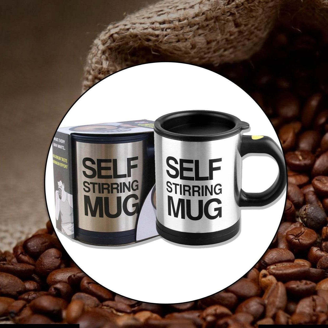 Self Stirring Mug Used In All Kinds Of Household And Official Places For Serving Drinks Coffee And Types Of Beverages Etc. - warehousetech13