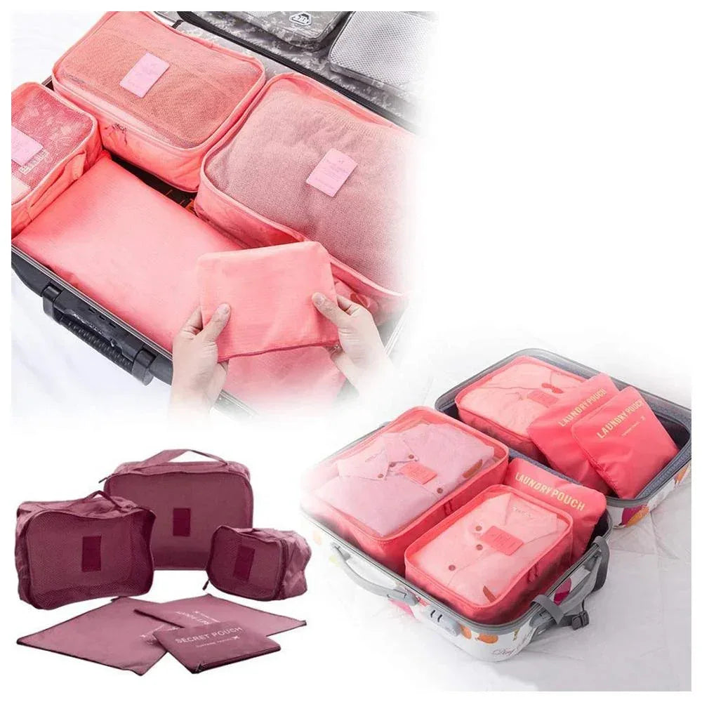 Cloth Organizer Pouch Laundry Zipper Bags (6 Pcs) - warehousetech13